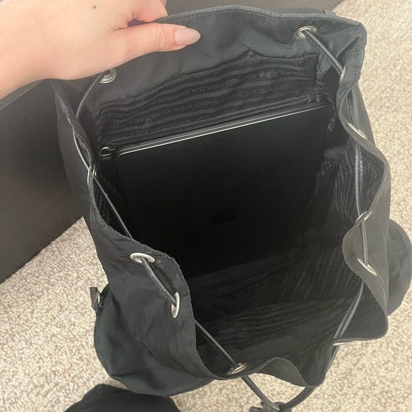 Prada Black Nylon Large Backpack - Picture 16 of 17